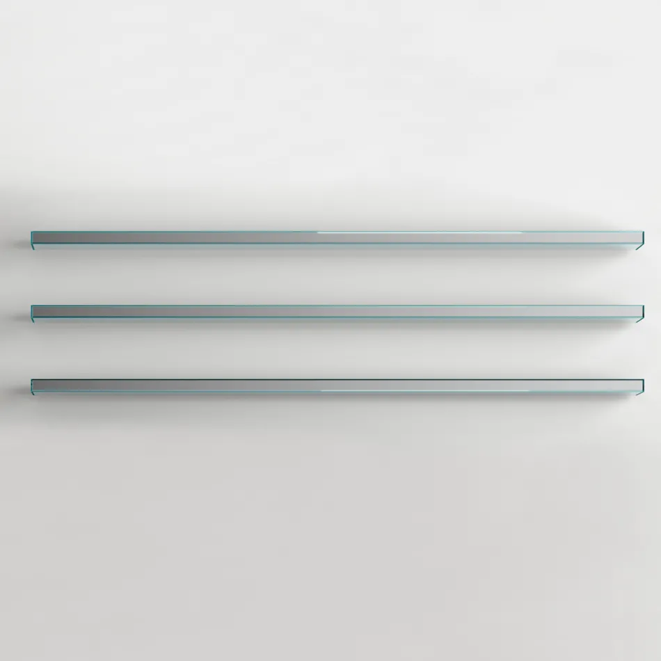 TV stolek se 3 policemi a odklápěcí nádobou Made in Italy - Roman Viadurini