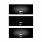 Nástěnná televizní skříňka z černého křišťálu a kovu vyrobená v Itálii - Americio Viadurini