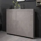 Multifunkční otočná skříň s TV stojanem a integrovaným stolkem Made in Italy - Illusione Viadurini