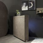 Multifunkční otočná skříň s TV stojanem a integrovaným stolkem Made in Italy - Illusione Viadurini