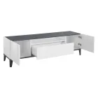 Mobilní televize v melaminu 2 pokoje a 1 zásuvka Made in Italy - Florentino Viadurini