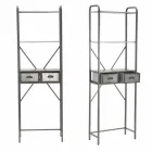 Moderní designová průmyslová železná koupelnová skříňka - Pome Viadurini