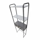 Moderní designová průmyslová železná koupelnová skříňka - Pome Viadurini