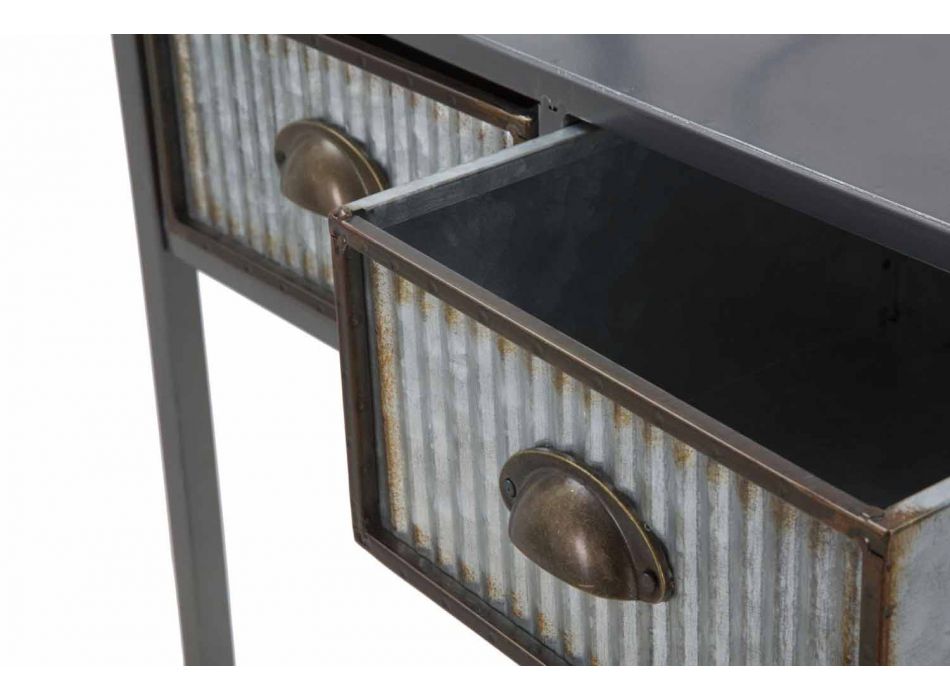 Moderní designová průmyslová železná koupelnová skříňka - Pome Viadurini