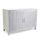 Venkovní hliníková skříňka se 2 dveřmi v různých povrchových úpravách - Hotel Viadurini