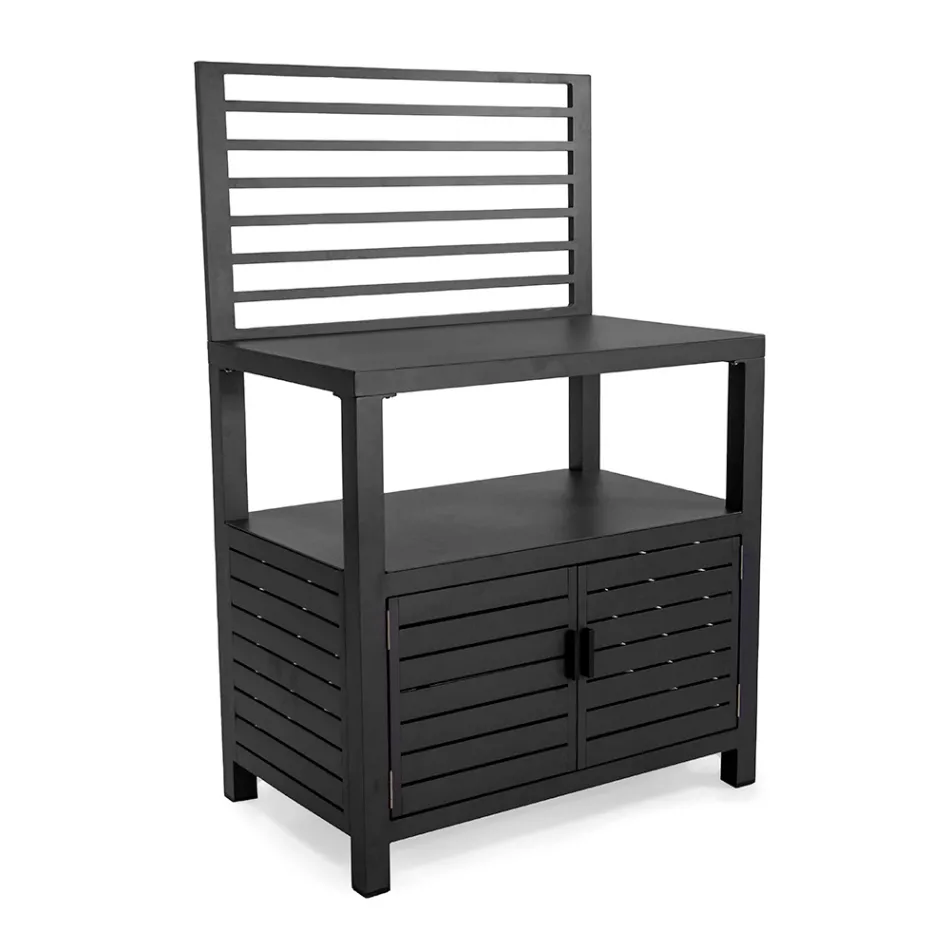 Venkovní hliníková skříňka se 2 dveřmi - kamera Viadurini