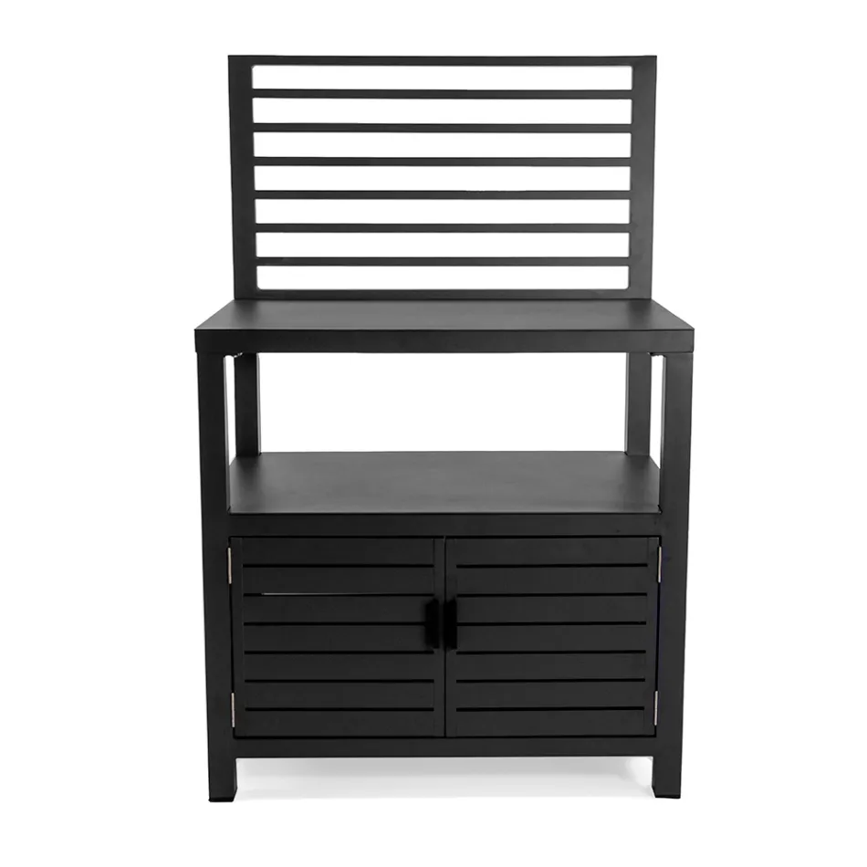 Venkovní hliníková skříňka se 2 dveřmi - kamera Viadurini