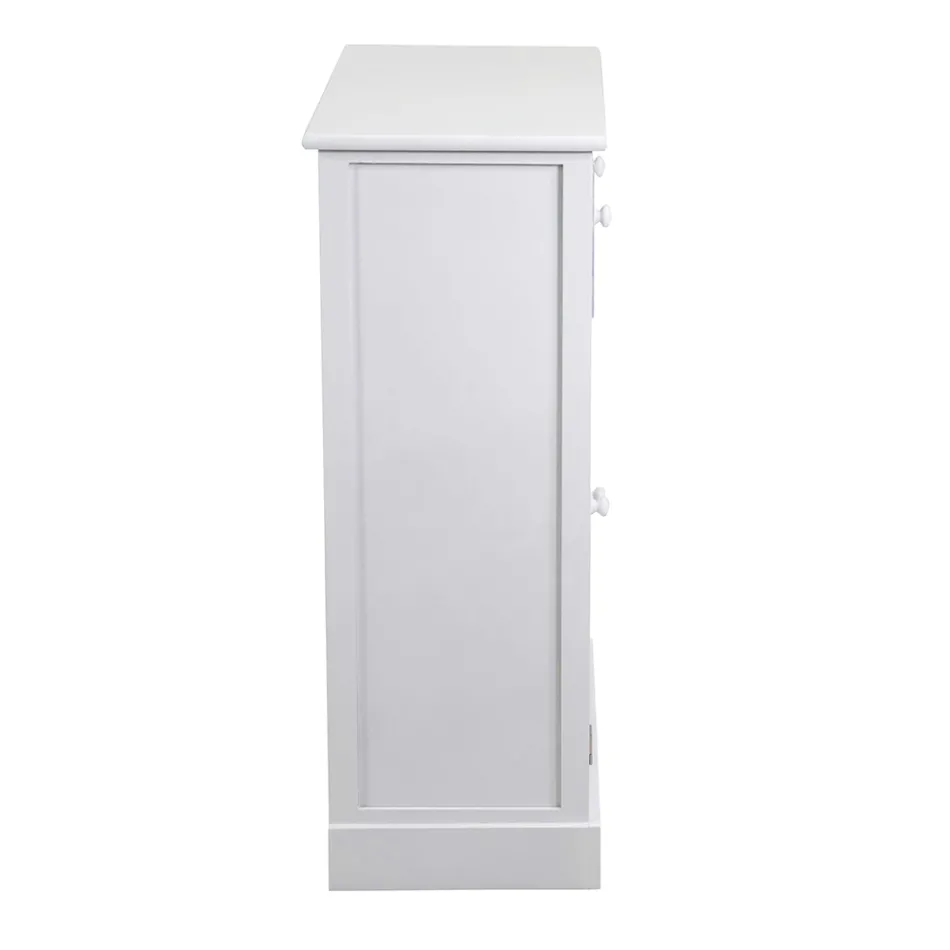 Dřevěná interiérová skříňka se 2 dveřmi a 2 zásuvkami - Meduse Viadurini