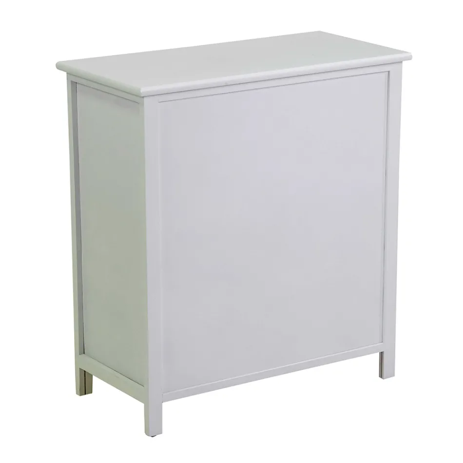 Dřevěná skříňka do interiéru se 6 zásuvkami - Medúza Viadurini