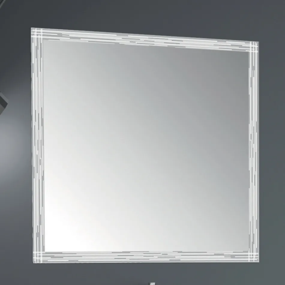 Luxusní designový koupelnový nábytek ze dřeva 90 cm vyrobený v Itálii - Cizco Viadurini