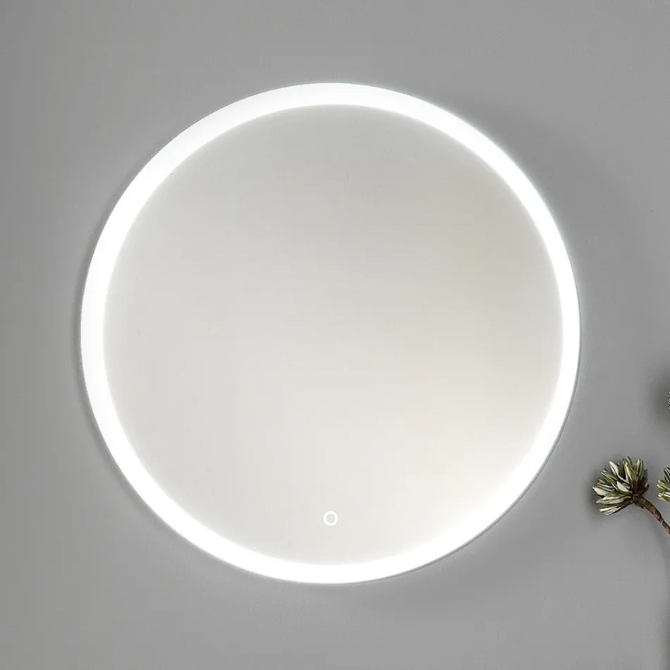 Koupelnový nábytek z bílého dřeva a ořechu a keramiky 156 cm vyrobený v Itálii - Renga Viadurini