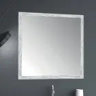 Pozemní koupelnový nábytek z měděného kovu a bílé MDF vyrobený v Itálii - Cizco Viadurini