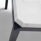 My Home Bebop designový stůl bílý mramor H74xL210cm vyrobený v Itálii Viadurini