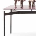 Designový stůl My Home Dub v lakovaném MDF H74xL200cm vyrobeném v Itálii Viadurini