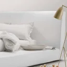 My Home Long Island polstrované kožené dvoulůžko vyrobené v Itálii Viadurini