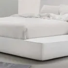 My Home Long Island polstrované kožené dvoulůžko vyrobené v Itálii Viadurini