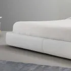 My Home Long Island polstrované kožené dvoulůžko vyrobené v Itálii Viadurini