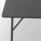 Můj domácí Mek konferenční stolek MDF antracit šedý design L79xH39cm z Itálie Viadurini
