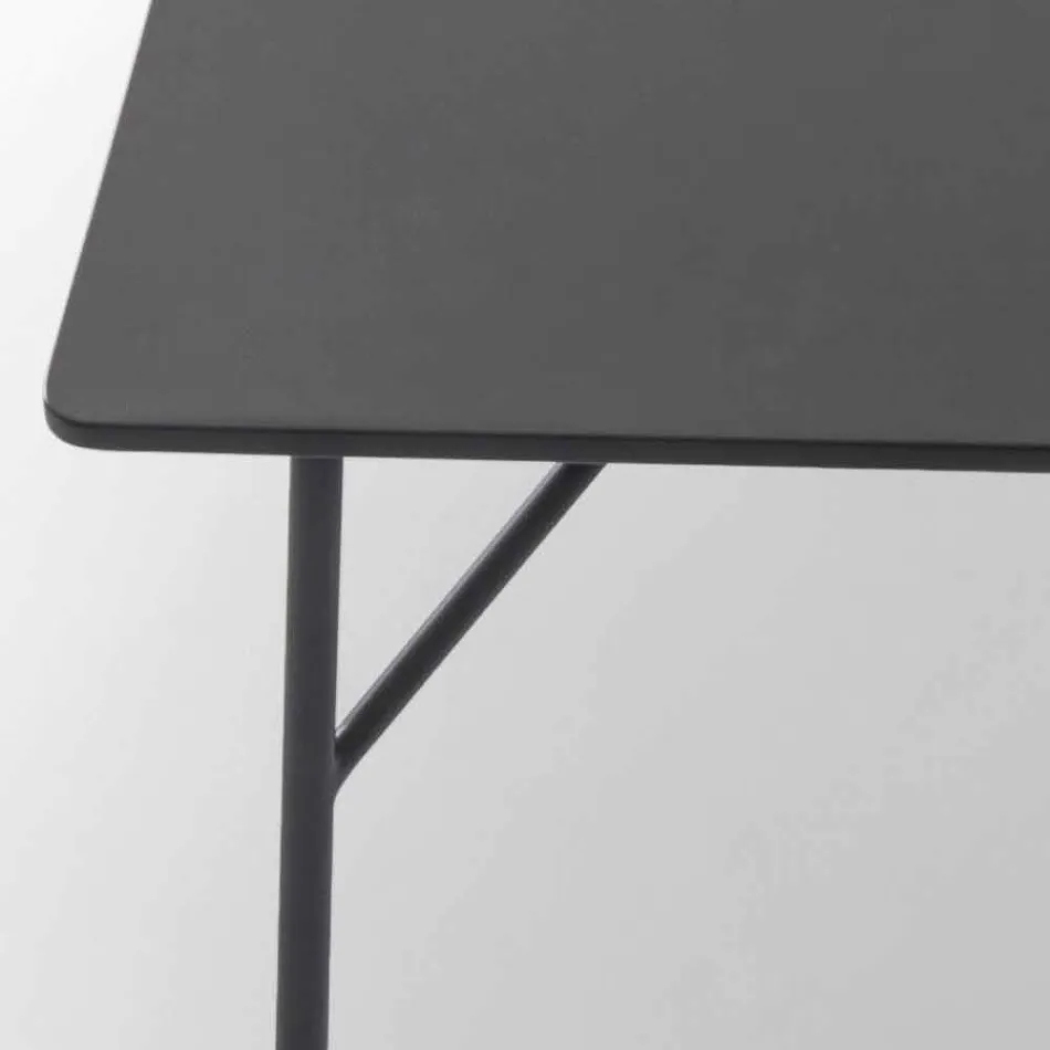 Můj domácí Mek konferenční stolek MDF antracit šedý design L79xH39cm z Itálie Viadurini