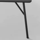 Můj domácí Mek konferenční stolek MDF antracit šedý design L79xH39cm z Itálie Viadurini