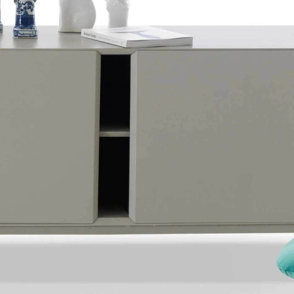 Můj domácí Mirage design bočnice v lakovaném MDF H71xL210cm vyrobeném v Itálii Viadurini