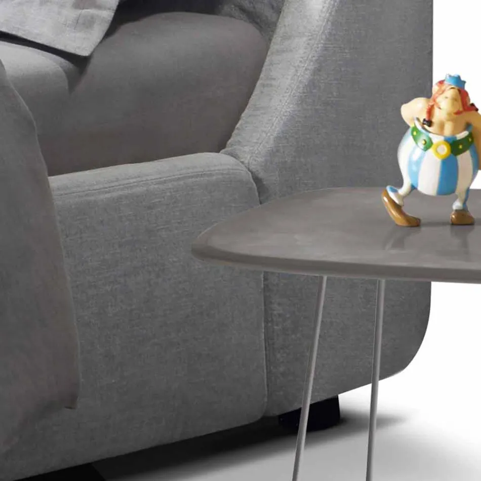 My Home Sleepway čalouněná manželská postel 180x90cm vyrobená v Itálii Viadurini