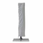 Venkovní deštník 3x3 se světle šedým hadříkem a antracitovou strukturou - Dalton Viadurini