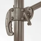 Venkovní deštník 3x3 s polyesterovým hadříkem a hliníkovou tyčí - Texas Viadurini