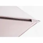 Venkovní deštník 3x4 s polyesterem pískové barvy - plameňák Viadurini