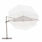 Venkovní deštník o průměru 3,5 m z polyesteru s hliníkovou tyčí - Linfa Viadurini