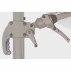 Venkovní deštník o průměru 3,5 m z polyesteru s hliníkovou tyčí - Linfa Viadurini