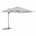 Venkovní deštník, průměr 3,5 m z polyesteru s hliníkovou tyčí - Linfa