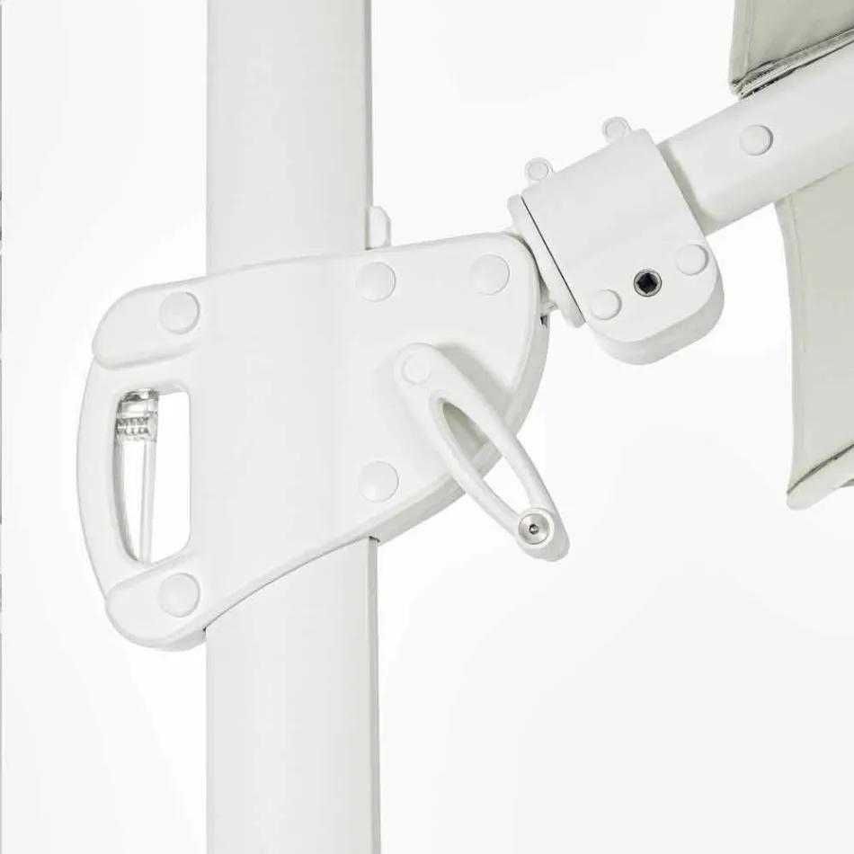 Hliníkový zahradní deštník 3x4 s polyesterovou tkaninou - Fasma Viadurini