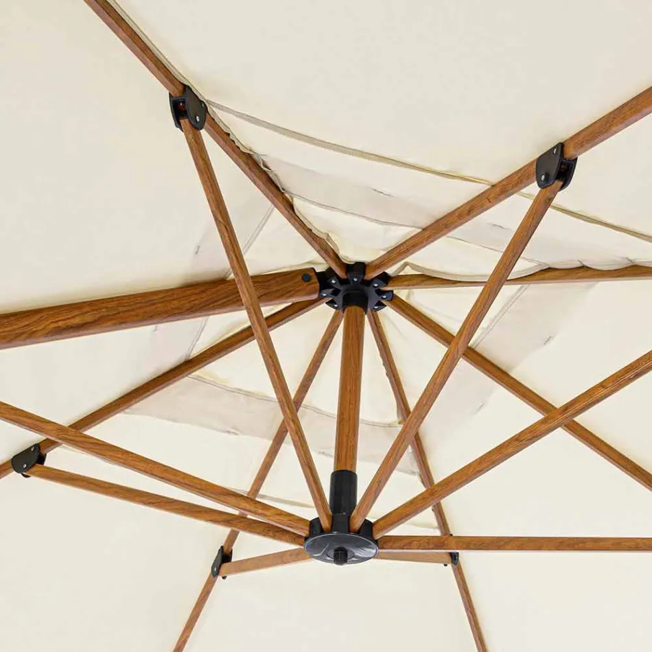 Zahradní deštník 3x4m z hliníku a polyesteru, Homemotion - Marco Viadurini