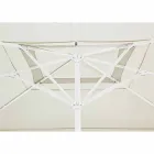 Zahradní deštník 4x4 s polyesterovým hadříkem a ocelovou základnou - Nastio Viadurini