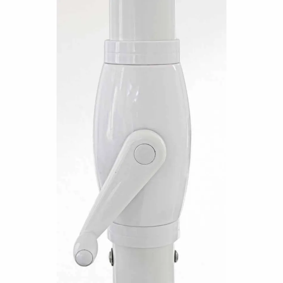 Zahradní deštník 4x4 s polyesterovým hadříkem a ocelovou základnou - Nastio Viadurini