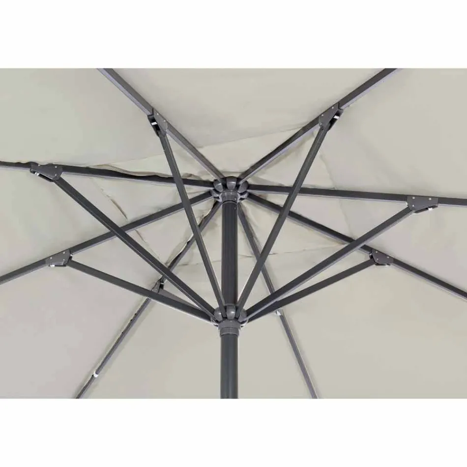 Zahradní deštník 4x4 s polyesterovým hadříkem a ocelovou základnou - Nastio Viadurini
