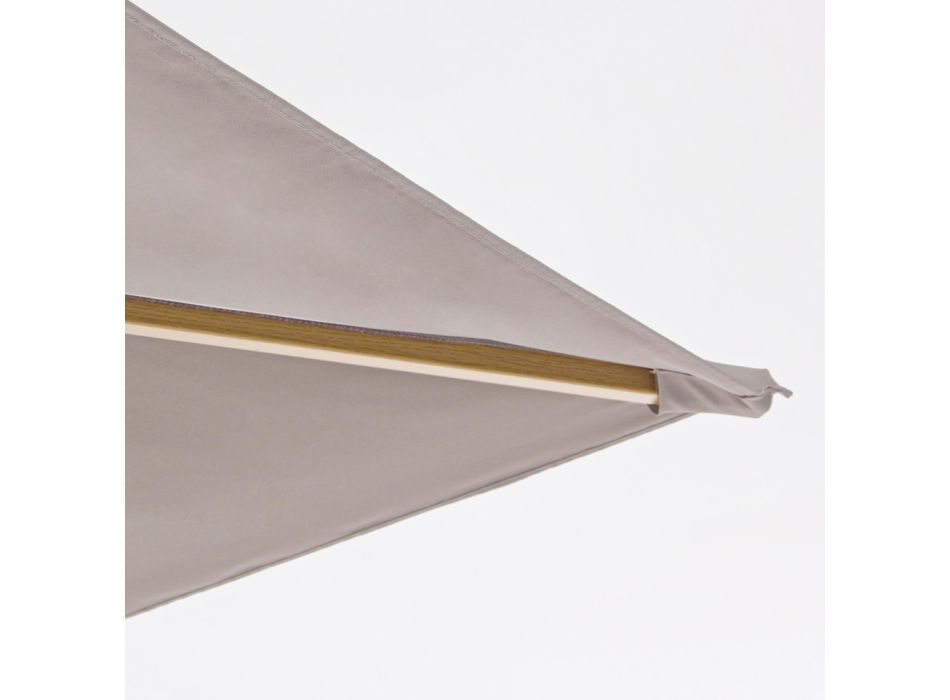Zahradní deštník s polyesterovým plátnem Dove Grey 3x4 m, Homemotion - Lucius Viadurini
