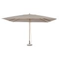 Zahradní deštník s holubí šedou polyesterovou látkou 3x4 mt, Homemotion - Lucius