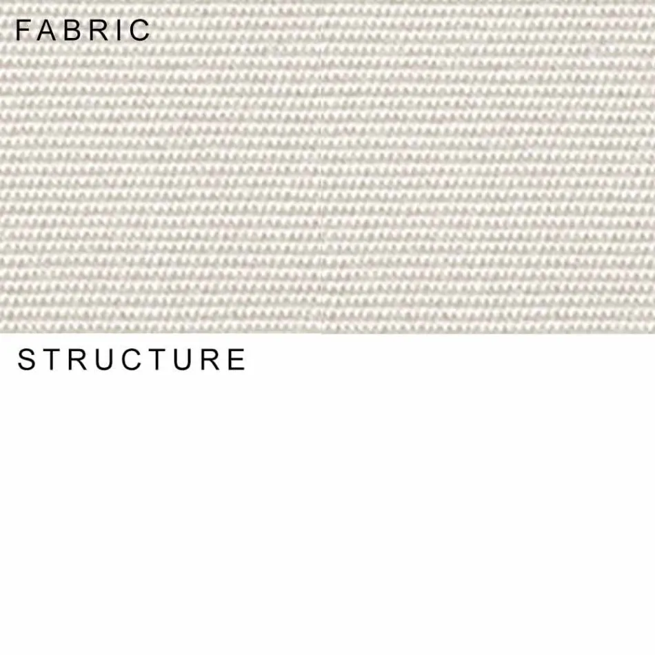 Zahradní deštník z akrylové látky a hliníku vyrobený v Itálii - Solero Viadurini