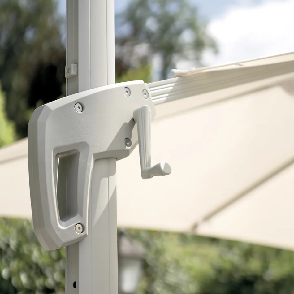 Polyesterový deštník s rukojetí a boční tyčí - Nexa Viadurini