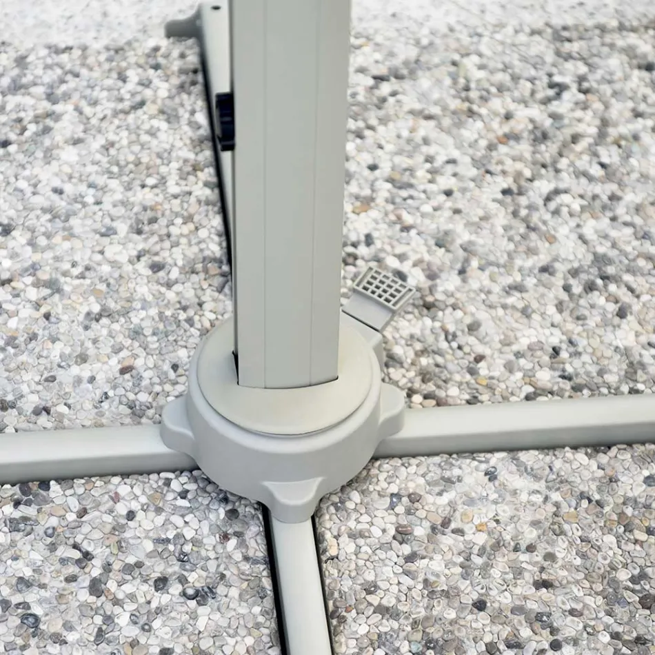 Polyesterový deštník s rukojetí a boční tyčí - Nexa Viadurini