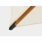 Venkovní deštník 3x3 z hliníku s béžovou polyesterovou tkaninou - Leano Viadurini