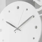 Velké moderní kulaté barevné zdobené nástěnné hodiny - Kat Viadurini