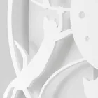 Velké moderní kulaté barevné zdobené nástěnné hodiny - Kat Viadurini