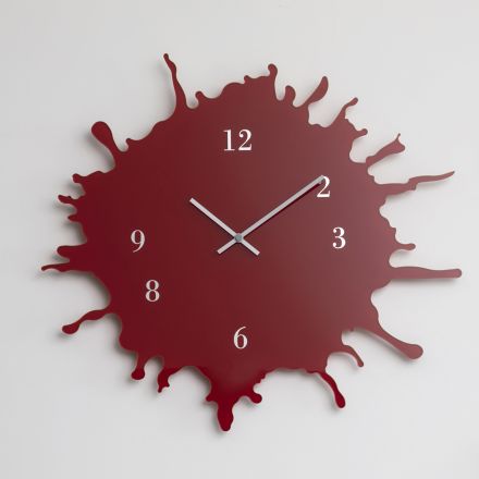 Nástěnné hodiny v designu barevného akrylového křišťálu - Migno Viadurini