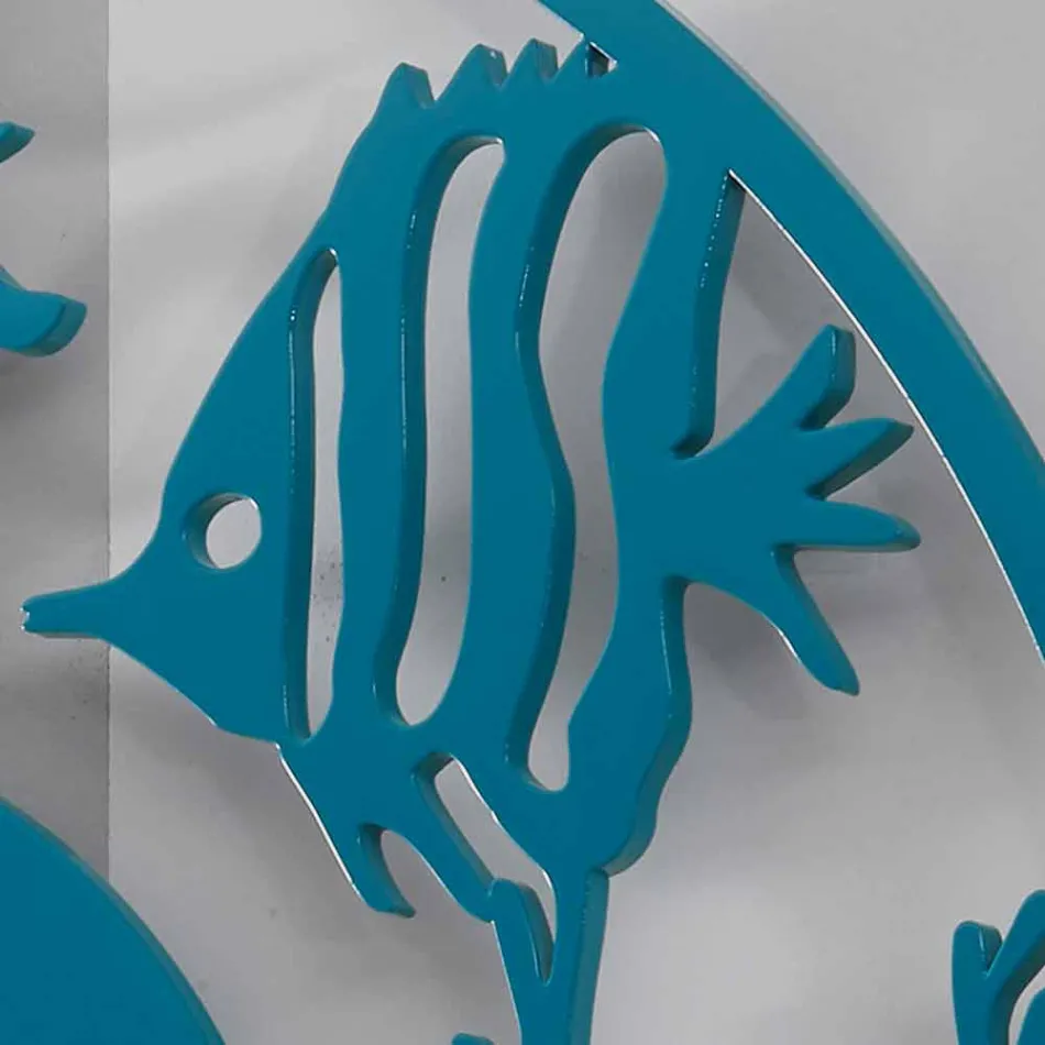 Velké moderní barevné kulaté dřevěné nástěnné hodiny - Infondoalmar Viadurini