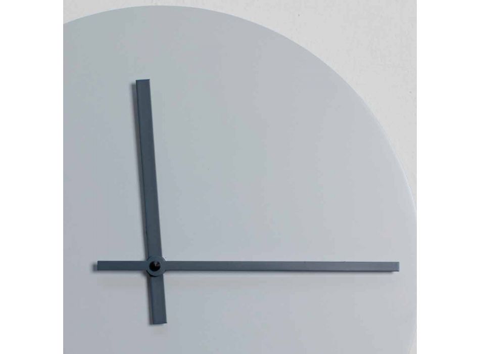 Kulaté nástěnné hodiny moderního designu šedé a modré Vyrobeno v Itálii - Umbriel Viadurini