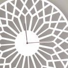 Velké a moderní designové nástěnné hodiny v kulatém barevném dřevě - Dandalo Viadurini