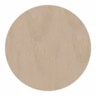 Nástěnné hodiny ze světlého nebo tmavého dřeva s moderním květinovým designem - Aquilegia Viadurini